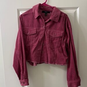 Forever 21 Pink Corduroy Jacket